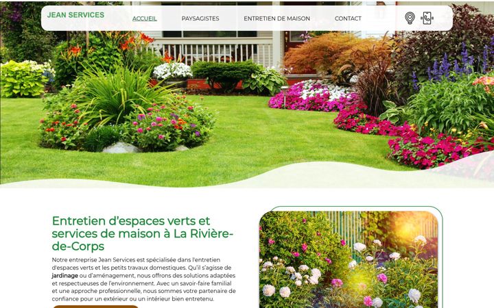 Screenshot of jean-services.fr