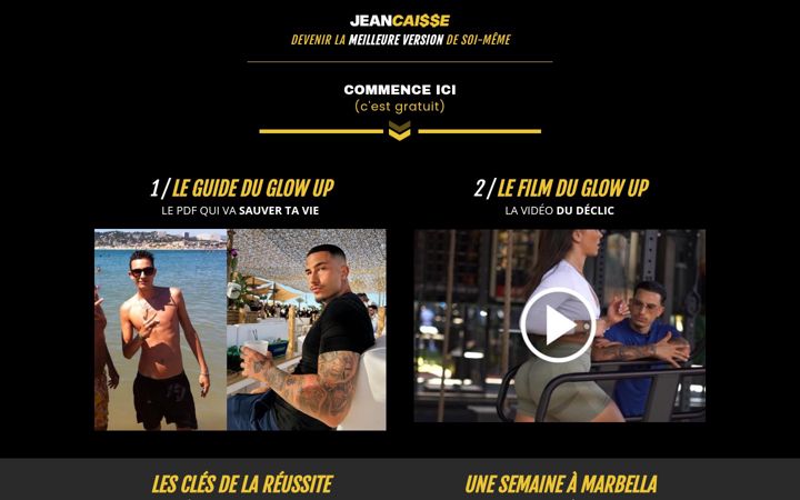 Screenshot of jeancaisse.ch