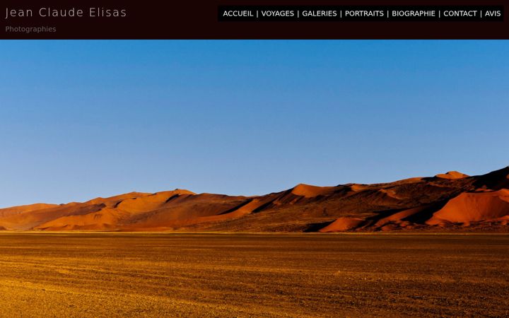 Screenshot of jeanclaudeelisasphotographies.com