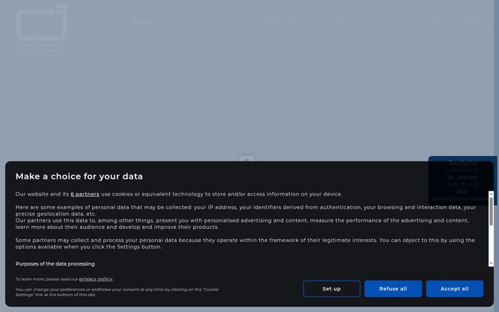 Screenshot of jeandot-expertise.fr