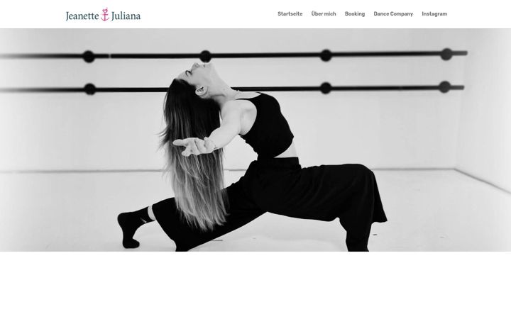 Screenshot of jeanette-juliana.de
