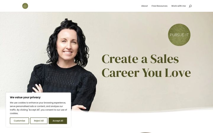Screenshot of jeanettebotha.com