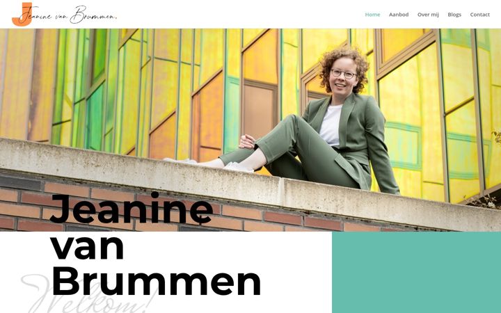 Screenshot of jeaninevanbrummen.nl