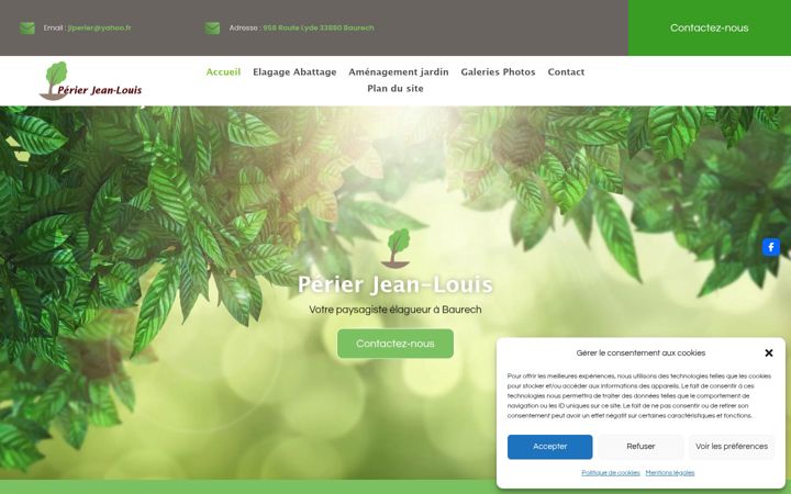 Screenshot of jeanlouisperier-elagage.fr