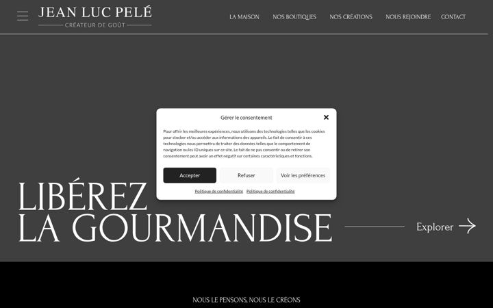 Screenshot of jeanluc-pele.com