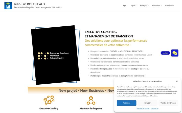 Screenshot of jeanlucrousseaux.fr