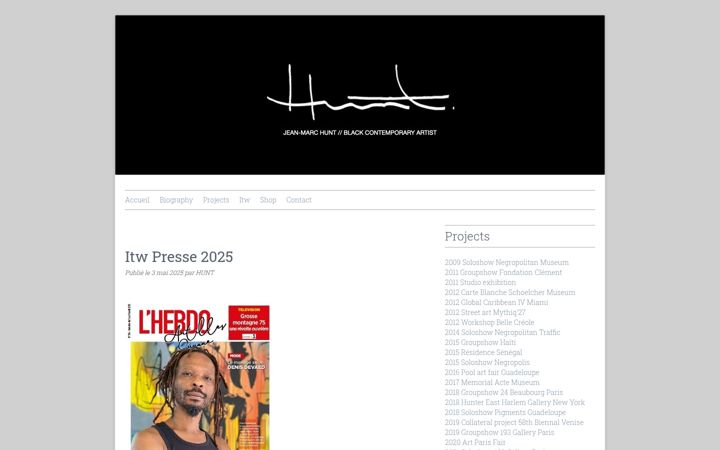 Screenshot of jeanmarchunt.fr