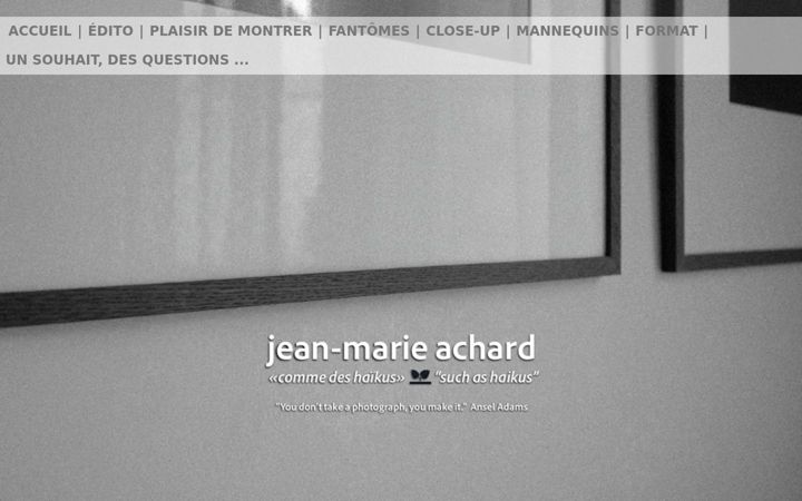 Screenshot of jeanmarieachard.com