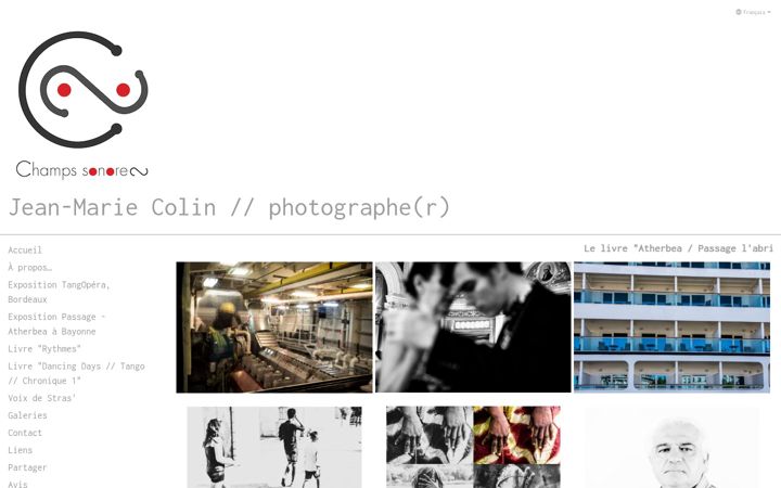 Screenshot of jeanmariecolin-photographe.com