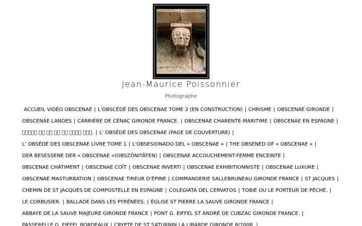 Screenshot of jeanmauricepoissonnier.com
