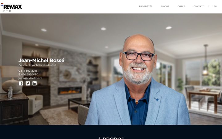 Screenshot of jeanmichelbosse.com