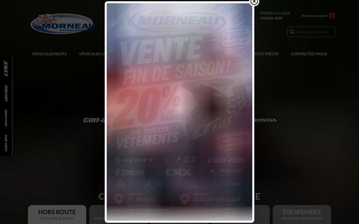 Screenshot of jeanmorneau.com