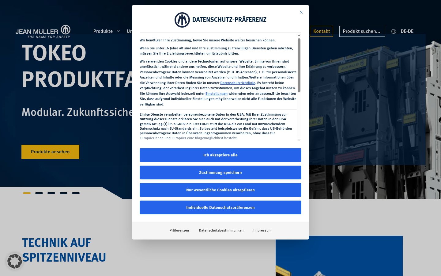 Kuvakaappaus suostumusbannerista, joka näytettiin ennen mitään vuorovaikutusta