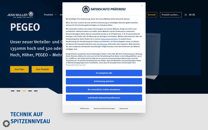 Screenshot of jeanmueller.de