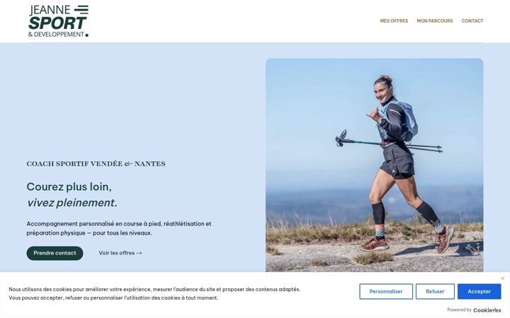 Screenshot of jeanne-sport.fr