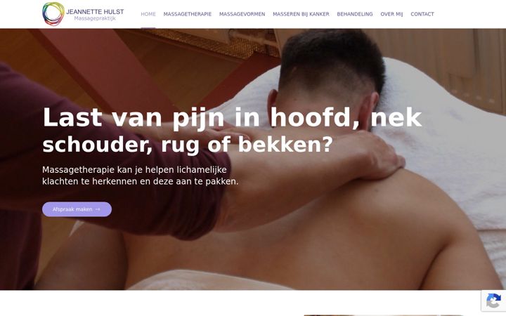 Screenshot of jeannettehulst.nl