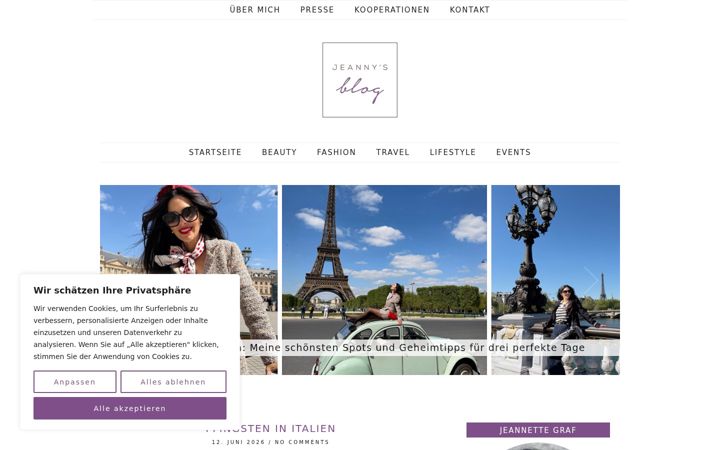 Screenshot of jeannys-blog.de