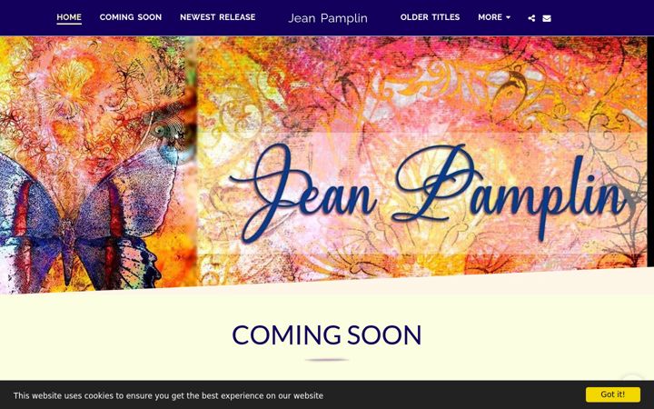 Screenshot of jeanpamplin.net