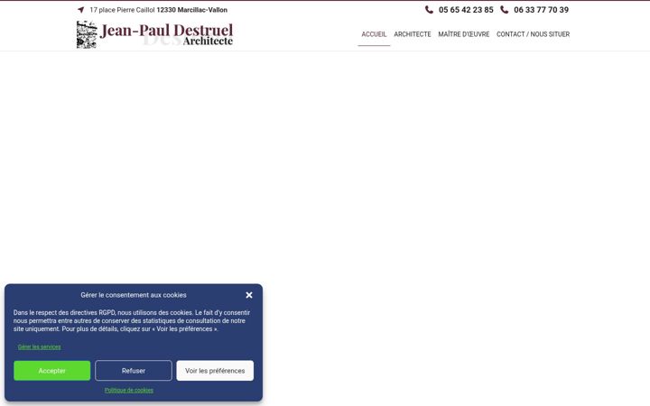Screenshot of jeanpauldestruel.fr