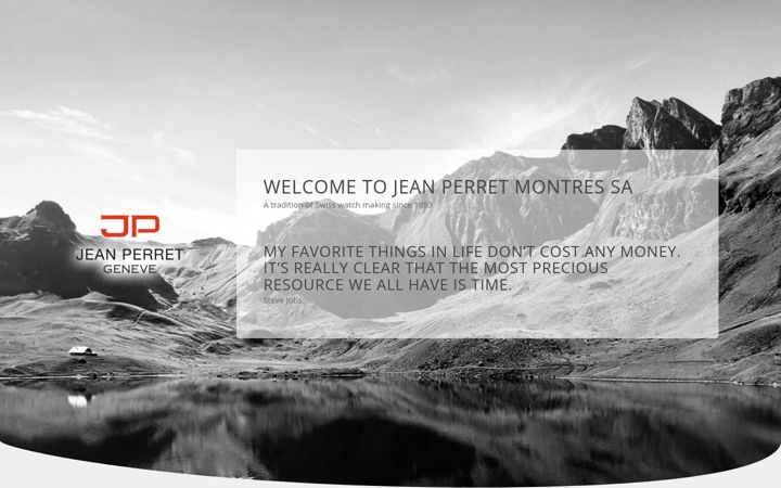 Screenshot of jeanperret.ch