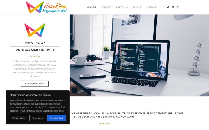 Screenshot of jeanrioux.net