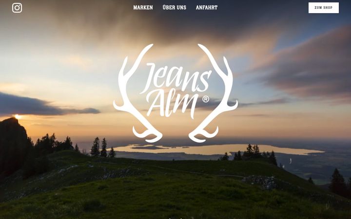 Screenshot of jeans-alm.de
