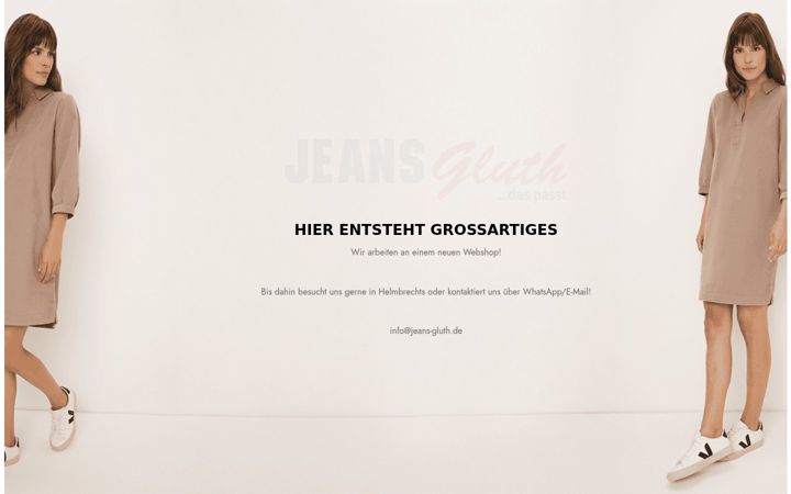 Screenshot of jeans-gluth.de