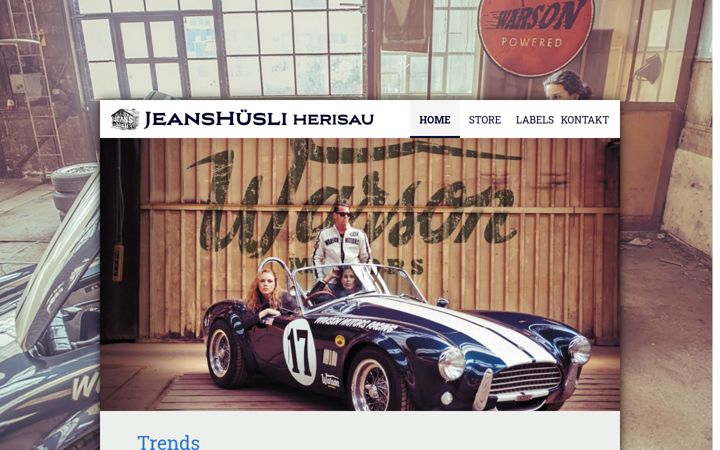Screenshot of jeanshuesli.ch