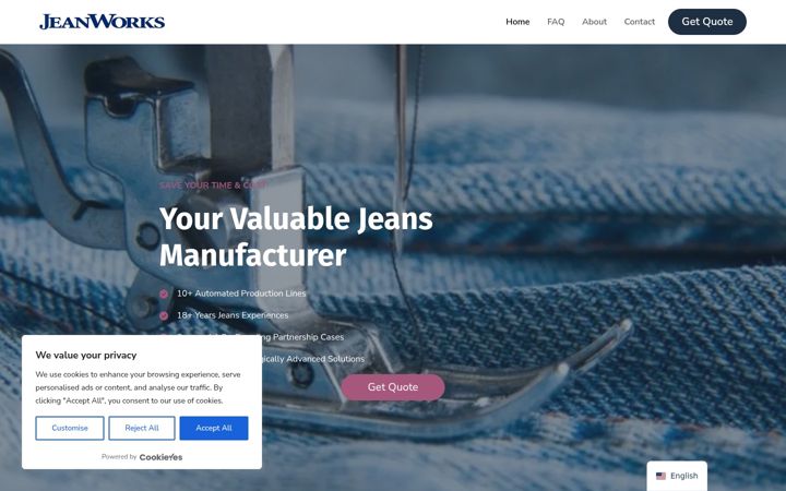 Screenshot of jeanw.com