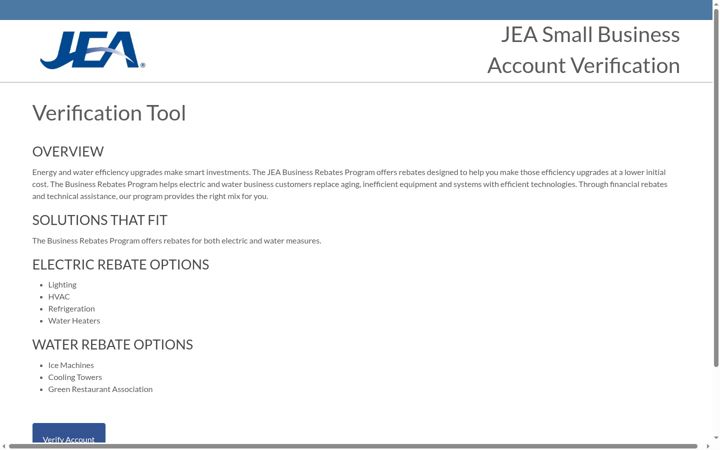 Screenshot of jeasmallbusinessverification.com