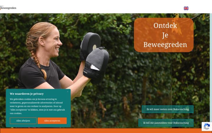 Screenshot of jebeweegreden.nl