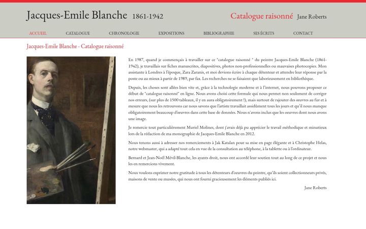 Screenshot of jeblanche-catalogue.com