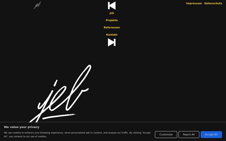 Screenshot of jebmusic.de