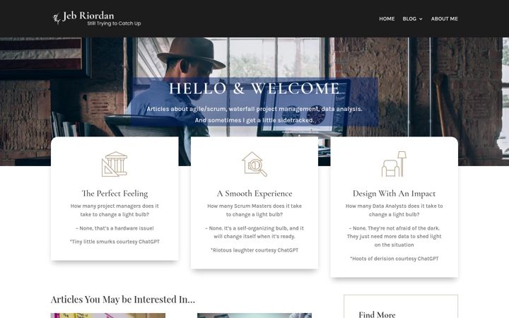 Screenshot of jebriordan.com