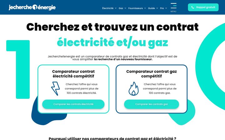 Screenshot of jecherche1energie.com