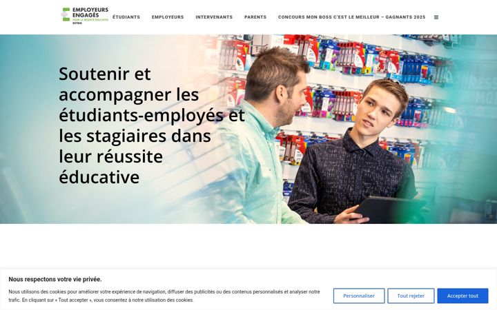 Screenshot of jechoisismonemployeur.com