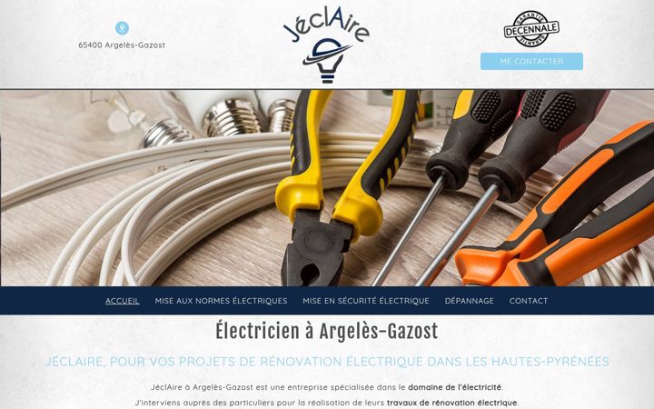 Screenshot of jeclaire65.fr