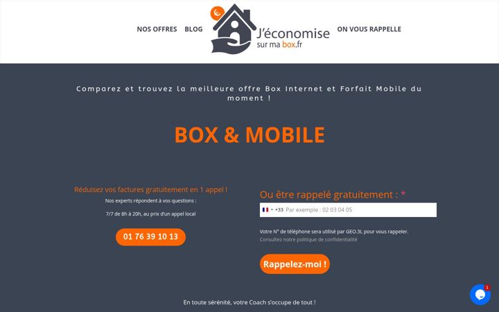 Screenshot of jeconomisesurmabox.fr