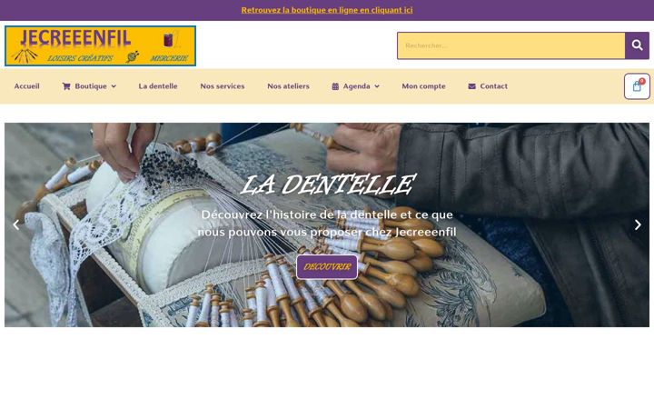Screenshot of jecreeenfil.fr