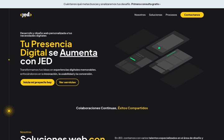 Screenshot of jedcode.com