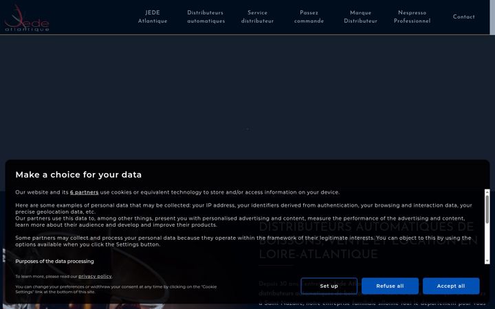 Screenshot of jedeatlantique.fr