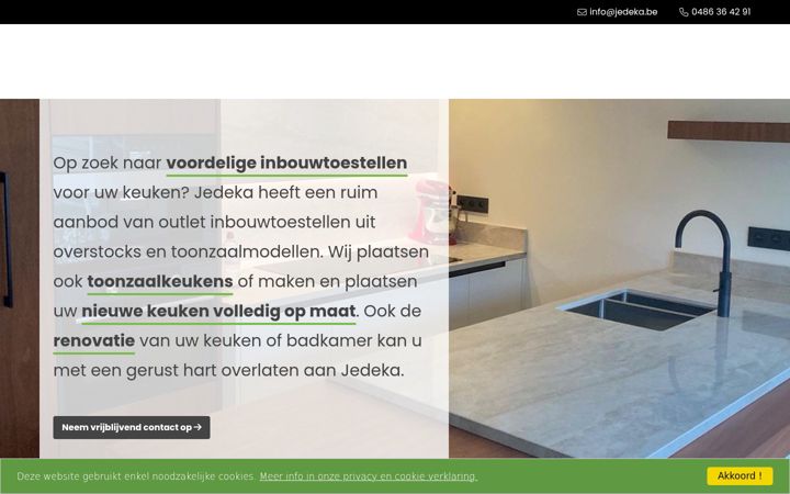 Screenshot of jedeka.be