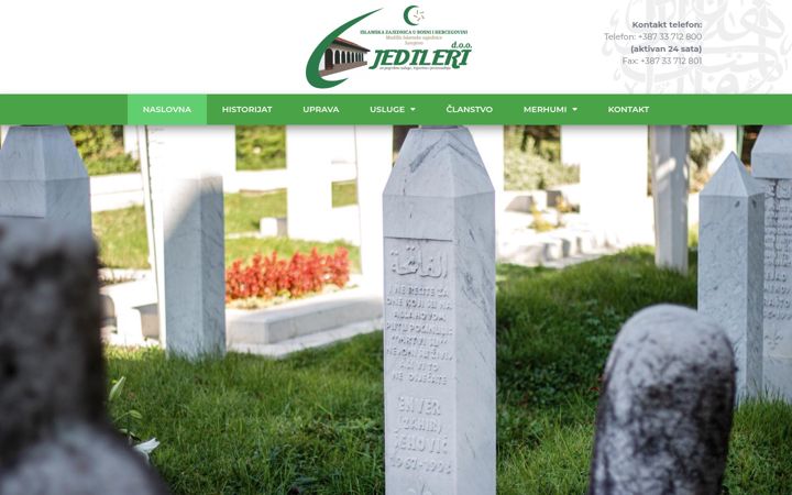 Screenshot of jedileri.ba