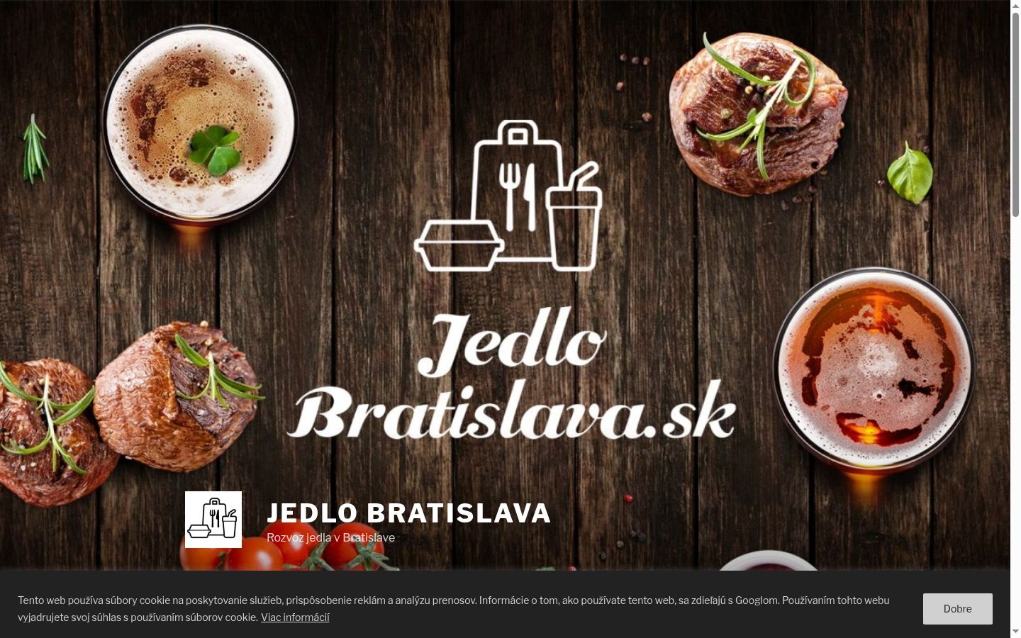 Snímka obrazovky banera súhlasu zobrazeného pred akoukoľvek interakciou