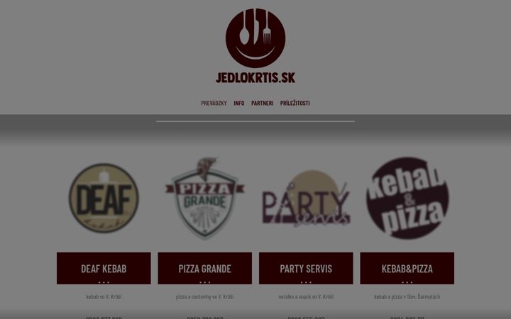 Screenshot of jedlokrtis.sk