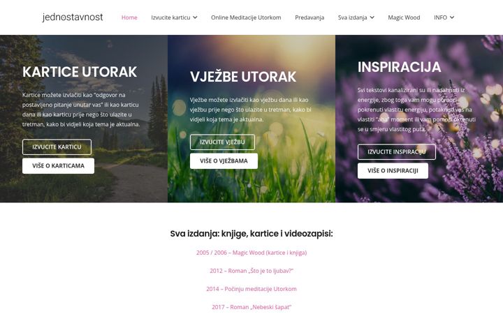 Screenshot of jednostavnost.com