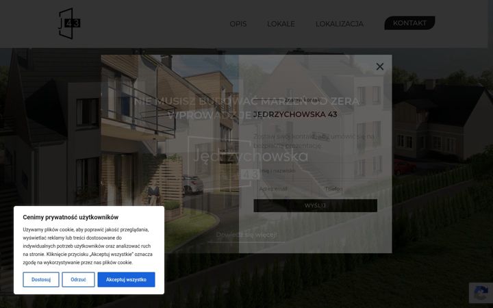 Screenshot of jedrzychowska43.pl