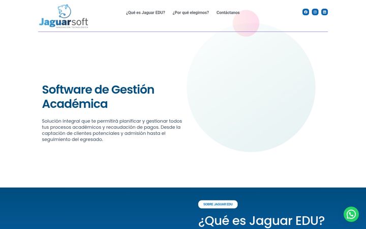 Screenshot of jedu.pe
