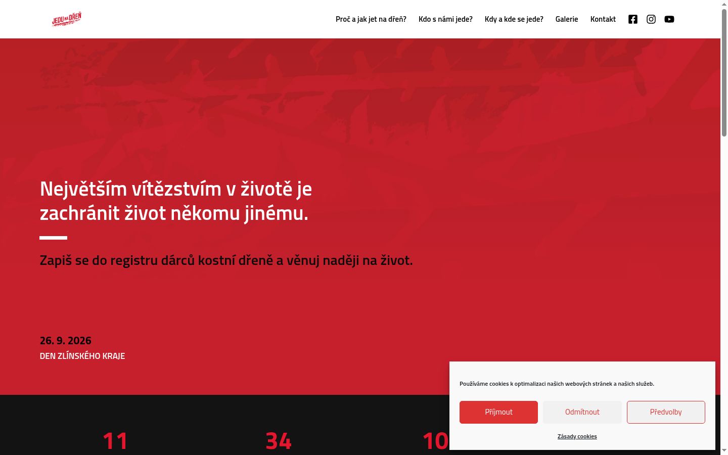 Képernyőkép a bármilyen interakció előtt megjelenő hozzájárulási bannerről