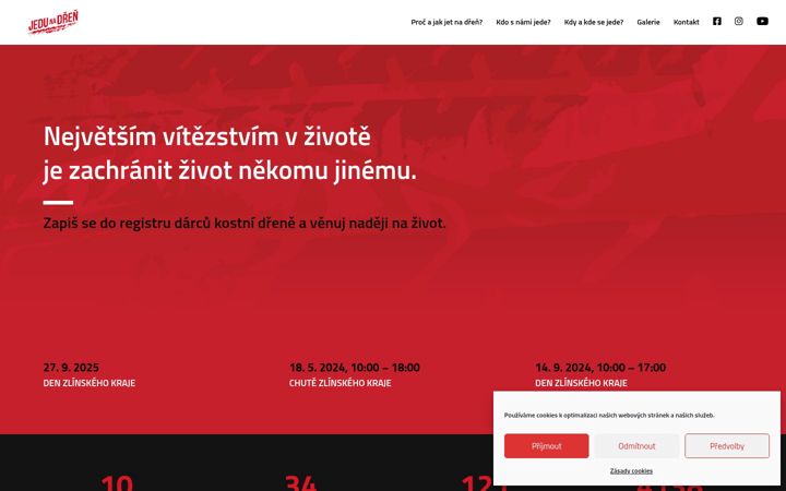 Screenshot of jedunadren.cz